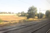 11.06.2014 - Caldes de Malavella: do stanice je zaústěna vlečka (foto z vlaku) © PhDr. Zbyněk Zlinský
