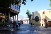 11.06.2014 - Figueres: autobusové nádraží z nároží Plaça Estació a Carrer de Joan Reglà © PhDr. Zbyněk Zlinský