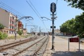 11.06.2014 - Figueres: stanice od přejezdu na Avinguda Vilallonga © PhDr. Zbyněk Zlinský