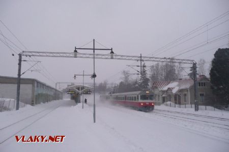 Pitäjänmäki: ochlazení na závěr s jednotkou řady Sm1 © Tomáš Kraus, 4.3.2013