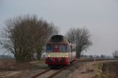 21.02.2014 - Třebčín - Slatinice: to jsem ještě nevěděl, že vidím dvacetosmičku naposled. Na lokálce ještě jezdila den poté ...© Martin Skopal