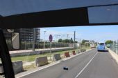 19.06.2014 - Barcelona-El Prat: konec stanice Aeroport (foto z autobusu) © PhDr. Zbyněk Zlinský