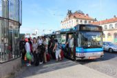 19.06.2014 - Praha hl.n.: spoj č. 62 linky Airport express dorazil do cíle kupodivu s náskokem 1 minuty © PhDr. Zbyněk Zlinský