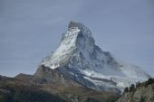 Matterhorn z okna vlaku na Gornergrat, 24.09.2014 © Pavel Stejskal