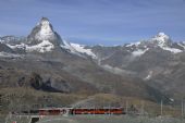 Vlak GGB na Gornergrat pod Matterhornem, 24.09.2014 © Pavel Stejskal