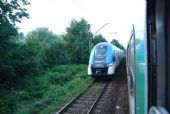 09.08.2014 - Bielsko Biała Główna: ELF EN76-007d ako vlak 48633 do stanice Żywiec © Lukáš Holeš