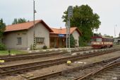 19.8.2014 - Trhový Štěpánov: výpravní budova © Jiří Řechka