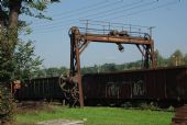 18.09.2014 - Ścinawka Średnia: mechanický portálový jeřáb © Václav Vyskočil