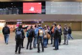 22.10.2014 - Wien Hauptbahnhof: naše výprava se přesunula do centrální haly © PhDr. Zbyněk Zlinský