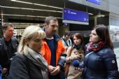 22.10.2014 - Wien Hauptbahnhof: DI Vinzenz Friedel Kroner v roli zasvěceného průvodce © PhDr. Zbyněk Zlinský