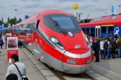 24.09.2014 - Berlin Messe: vysokorychlostní elektrická jednotka Frecciarossa 1000 pro Trenitalii © Josef Vendolský