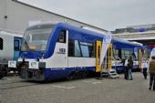 24.09.2014 - Berlin Messe: modernizovaný motorový vůz RS1 č. VT011 - 650.543-1 pro Niederbarnimer Eisenbahgesellschaft © Josef Vendolský