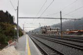17.11.2014 - Ústí nad Orlicí: nádraží z konce 3. nástupiště © PhDr. Zbyněk Zlinský