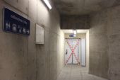 17.11.2014 - Ústí nad Orlicí: ještě nefunkční výtah z podchodu do odbavovací haly © PhDr. Zbyněk Zlinský