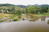 31.08.2014 - Březina-Laziště: jez na Sázavě © Jiří Řechka