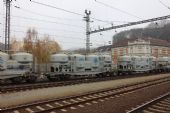 25.11.2014 - Ústí na Labem hl.n.: vozy nákladního vlaku od Děčína © PhDr. Zbyněk Zlinský