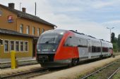 26.5.2008 - Wolfsberg: ''Desiro'' 5022.031-6 s jediným osobním vlakem R4548, kterým bylo možné dojet z Wolfsbergu do Zeltwegu © Josef Vendolský