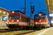 26.5.2008 - Graz Hbf: elektrická jednotka ''Transalpin'' 4010.007-5 a lokomotiva 1144.284-5 © Josef Vendolský
