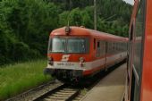 28.5.2008 - Setkání na trati: řídící vůz 6010.022-9 jednotky 4010.008-3 jako vlak IC 601/611 Linz Hbf – Selzthal – Graz Hbf © Josef Vendolský