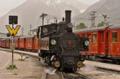 29.5.2008 - Jenbach: parní lokomotiva č. 2 ''Zillertal'' během přípravy na cestu do Mayrhofen © Josef Vendolský