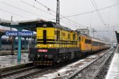 IC 1007 RegioJet dopravovaný lokomotivou 770.541 v Č. Třebové; 3.12.2014 © Pavel Stejskal