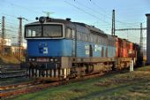 753.769 ve společnosti strojů 742.058 a 95 odstavená v Č. Třebové; 4.12.2014 © Pavel Stejskal