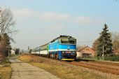 24.2.2014 - Vratimov: 754 021-4, Os 3130 do Frenštátu © Karel Furiš