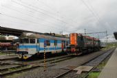 22.9.2014 - Hranice na Moravě: 460 070-6 a 741 518-5 © Karel Furiš