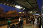 19.10.2014 - Hranice na Moravě, nástupiště z vlaku © Karel Furiš