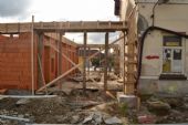 Žst. Zlatovce - prístavba staničnej budovy, 21.11.2014 © F.Smatana