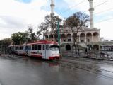 Konya, tramvaj Duewag GT8 u zast. Belediye, 30.10.2014 © Jiří Mazal