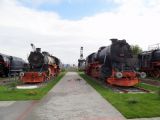 Muzeum parních lokomotiv, lokomotivy č. 46224 výrobce ALCO a č.56504 výrobce Henschel, 1.11.2014 © Jiří Mazal