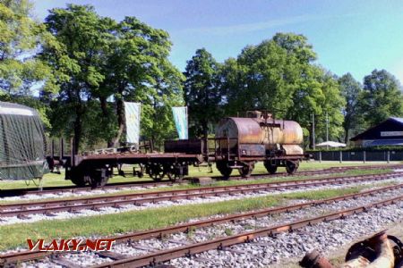 25.05.2014, Nákladné historické vagóny v múzeu v depe železničnej stanici Bayerisch Eisenstein,© Michal Čellár.jpg