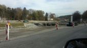 27.10. 2013, Gloggnitz- podmieňujúce investície novej trate- cestný most nad Schwarzou, © Juraj Földes