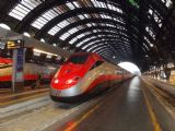 Milano Centrale, jednotka ETR.500 na vlaku Frecciarossa, 18.9.2014 ©Jiří Mazal