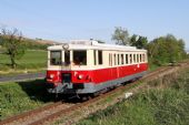 Naše klubová ''kredenc'' 830.004-8 (M 262.004) při zprovozňování získala pojmenování ''Fontána'' (Hlohovec, 10.5.2014) © Ľudovít Lacko