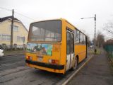 2.2.2015 - Autobus Ikarus 280 odchádza zo zastávky Sárospatak, Kazinczy utca © Peter Žídek