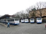 17.02.2015 - Jihlava, autobusové nádraží: stanoviště autobusů © Luděk Šimek