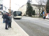 17.02.2015 - Jihlava: trolejbus B už přijíždí © Luděk Šimek