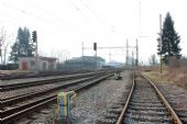 21.02.2015 - Opatovice n.L.-Pohřebačka: stébelské zhlaví z odstavné koleje 7a a výhybka č. 8 © PhDr. Zbyněk Zlinský