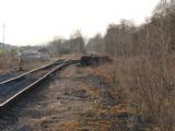 9.3.2015 - odbočení vlečky do areálu Strabag Rail, pohled zpět © Marek Vojáček