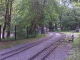 17.05.2014, Parkeisenbahn Plauen, výhybka na nepoužívanú trať, © Michal Čellár