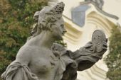 Detail Braunovy sochy v Kuksu; zdroj: gardenpanorama.cz