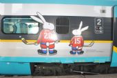 09.04.2015 - Ostrava hl.n.: 680.003 jako SC 503 ''Pendolino'' Praha hl.n. - Ostrava hl.n., detail polepu © Karel Furiš