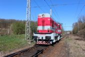 21.04.2015 - Choceň: 740.604-4 TSS Grade přijíždí strojově od Borohrádku © PhDr. Zbyněk Zlinský