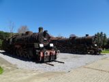 Çamlıcké muzeum, lokomotivy č. 46244 a 56523 německého výroce Borsig z r. 1943, 4.4.2015 © Jiří Mazal