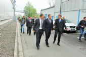 29.4.2015 - Škoda Vagonka Ostrava: přesun k prezentaci jednotky InterPanter © Karel Furiš