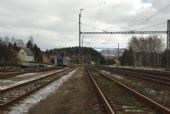 3.4.2015 - Ostrov nad Ohří: Pohľad na trať smer Chomutov © Ondrej Krajňák