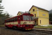 9.4.2015 - Merklín: Vlak je na konečnej © Ondrej Krajňák