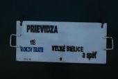 Príležitostná smerová tabuľa, Prievidza, 18.4.2014 © Kamil Korecz